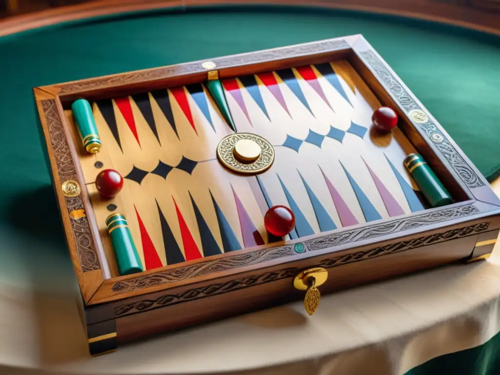 Un juego de backgammon que une culturas en una partida amistosa