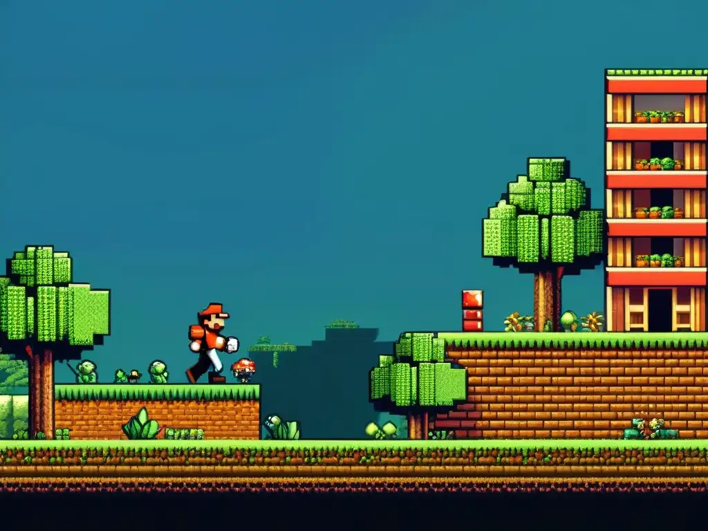 Comparación de juego clásico en 8 bits y su reinvención en 3D