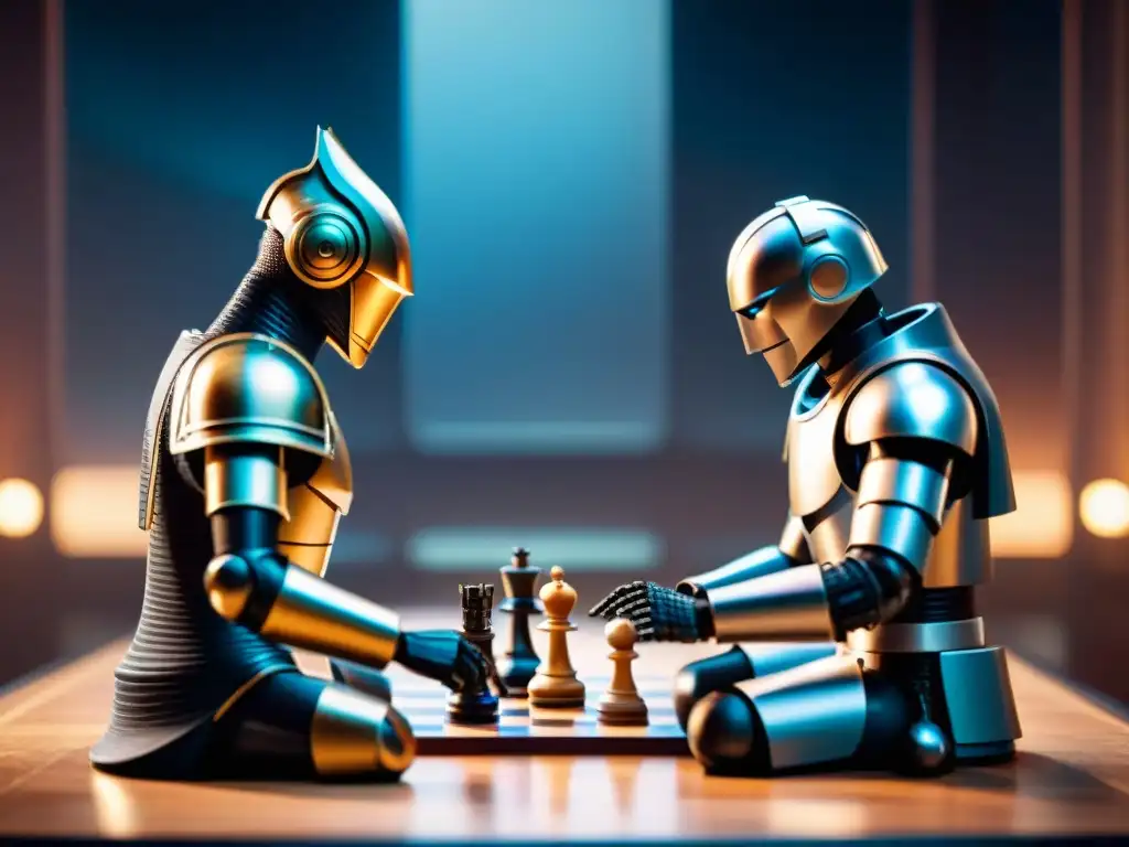 Un juego estratégico entre robots futuristas y figuras históricas, fusionando inteligencia artificial en juegos históricos