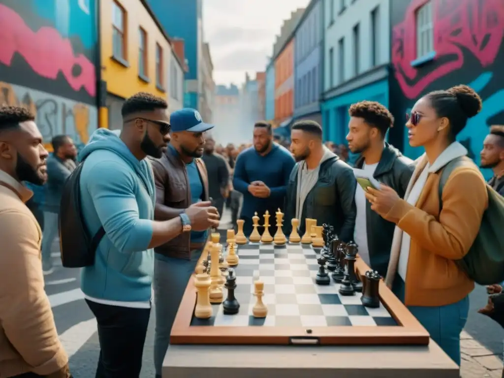 Juegos de calle en protesta social: diversidad, estrategia y resistencia pacífica entre grafitis y edificios urbanos