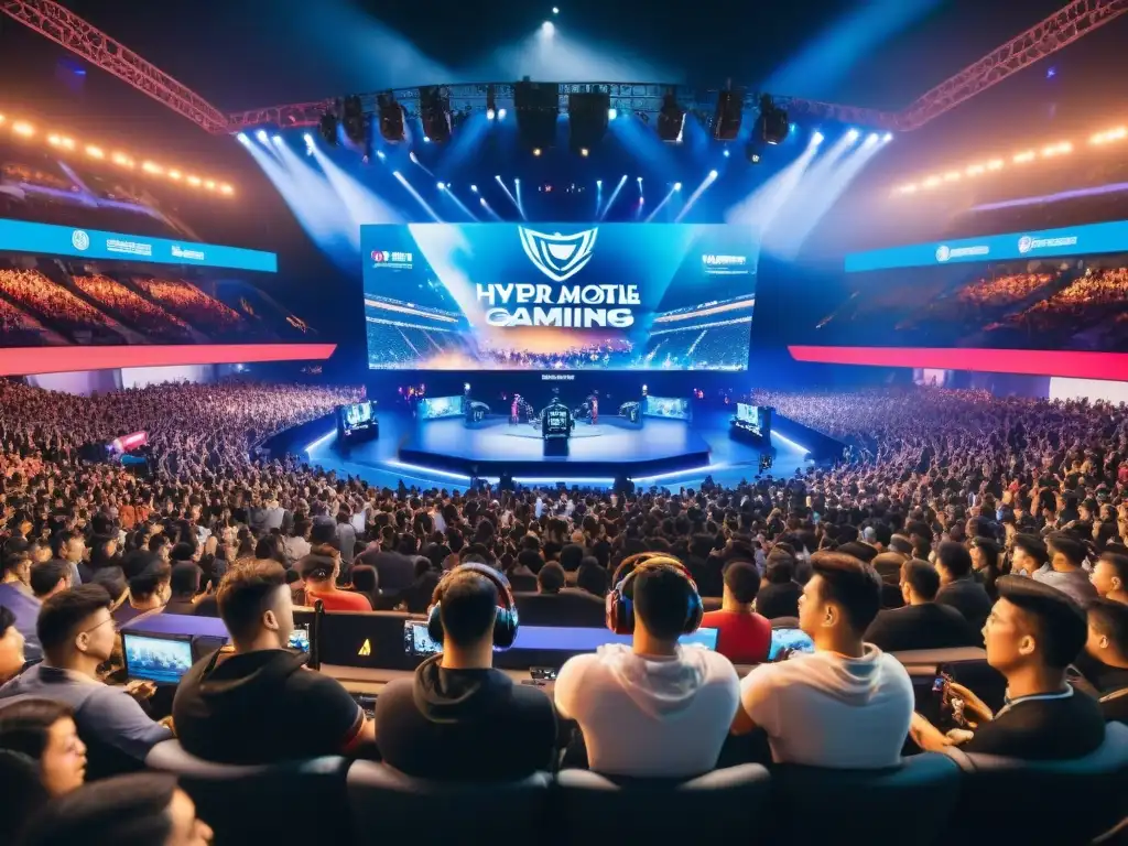 La evolución de los juegos deportivos y la cultura mundial se reflejan en una concurrida arena de eSports