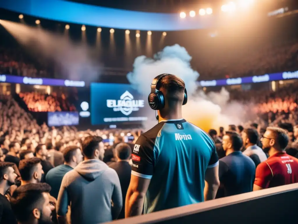 Un jugador de CounterStrike ejecuta una jugada épica en el ELEAGUE Major 2017 en Estambul, ante una multitud emocionada