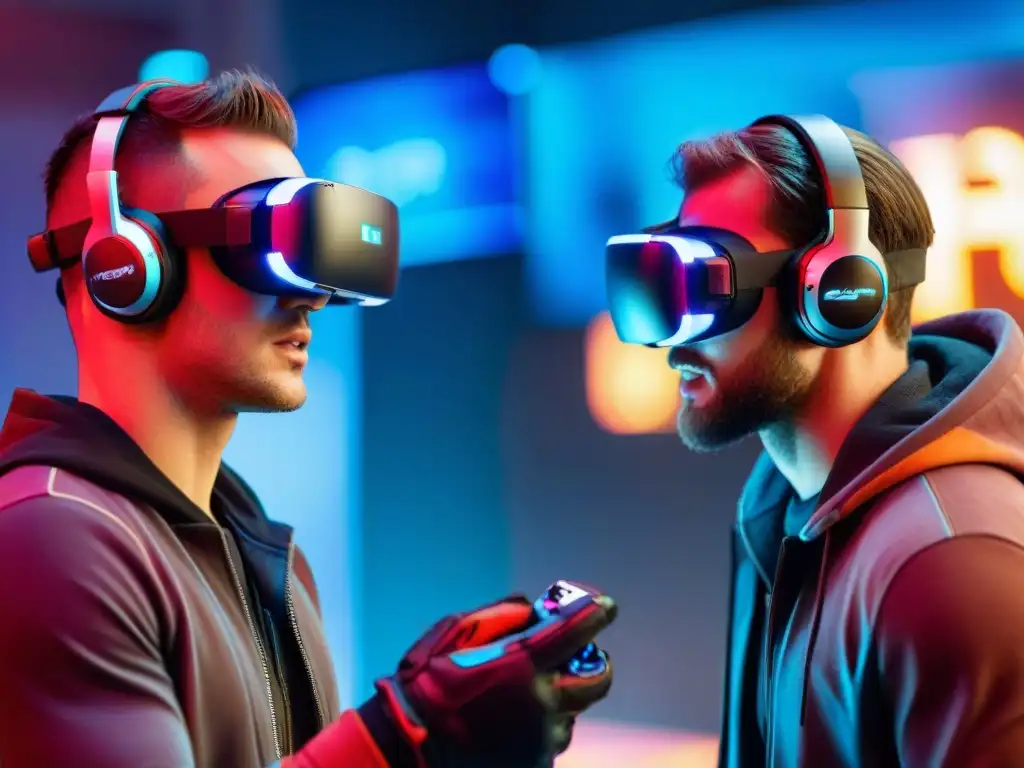 Jugadores compiten en torneo de realidad virtual, mostrando el valor real generado por videojuegos en la sociedad actual