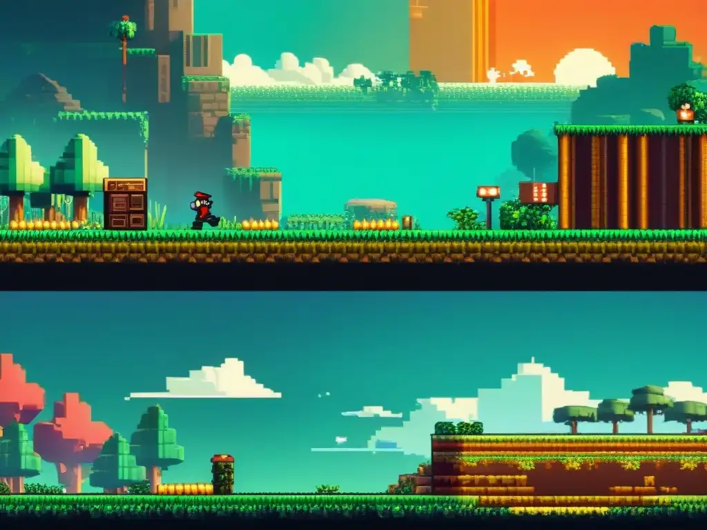 Comparación entre juegos: 8bit vs