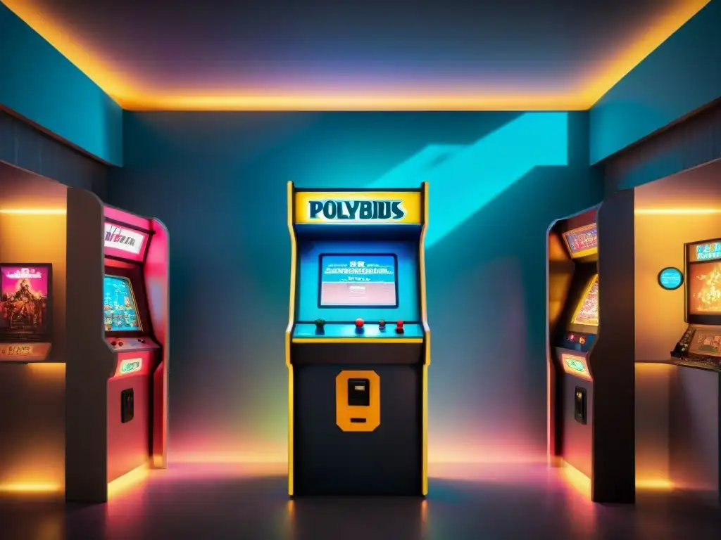 Escena misteriosa: juego 'Polybius' en el Museo del Videojuego de Berlín Multitud cautivada por la misteriosa máquina arcade 'Polybius' en el Museo de Videojuegos de Berlín