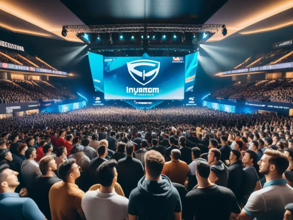 Multitud emocionada en torneo de eSports con premios millonarios