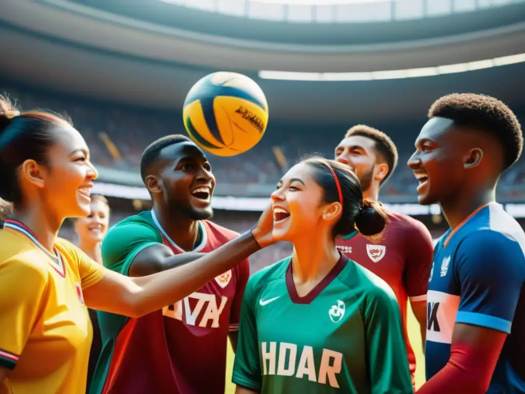 Diversidad y alegría: niños de distintas culturas jugando juntos Niños de distintas culturas juegan un juego tradicional, mostrando la importancia de los valores en la diversidad