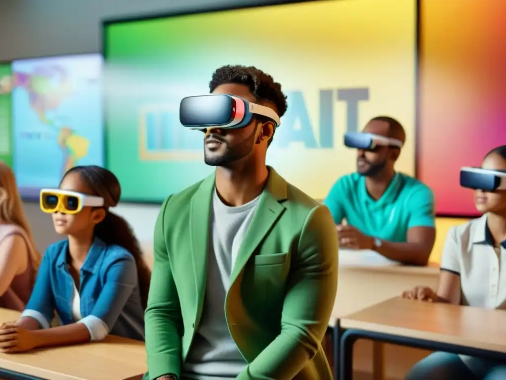 Niños inmersos en juego educativo de realidad aumentada Niños inmersos en juego educativo de Realidad Aumentada en Habilidades Cognitivas