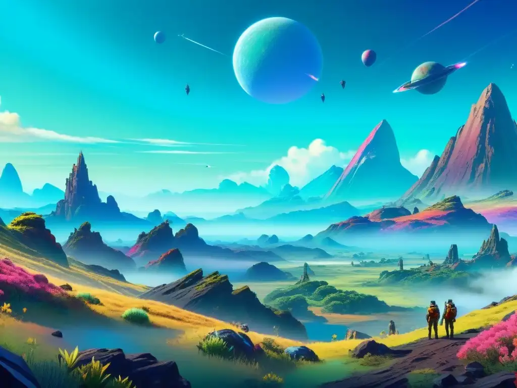 Descubre un paisaje alienígena en No Man's Sky