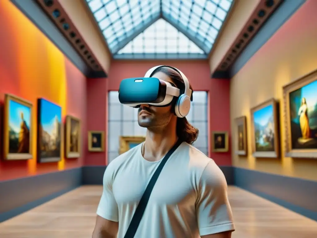 Explora la Realidad virtual en museos virtuales con una experiencia inmersiva en el Louvre