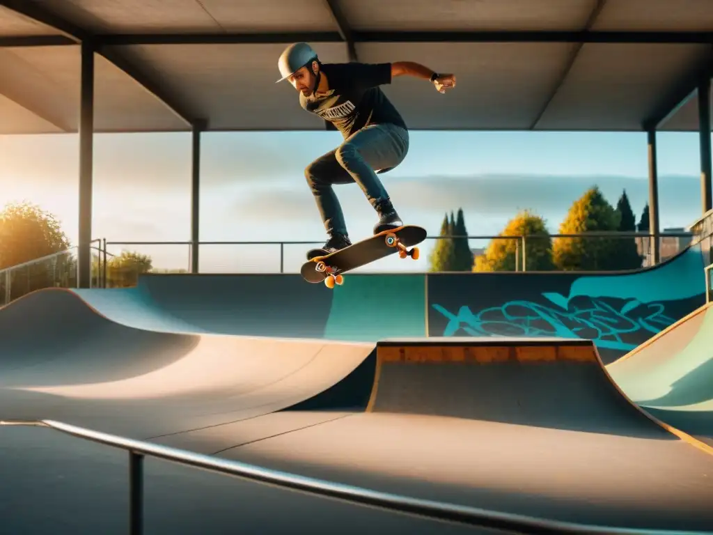 Skatepark europeo: diversidad y pasión en alta resolución Skateboarders de todas las edades y orígenes celebran la historia de la cultura skate en Europa en un bullicioso parque urbano