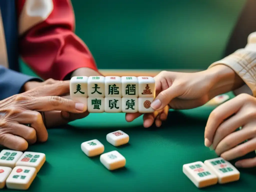 Unidos por el legado cultural del mahjong chino en manos de diversas generaciones y culturas