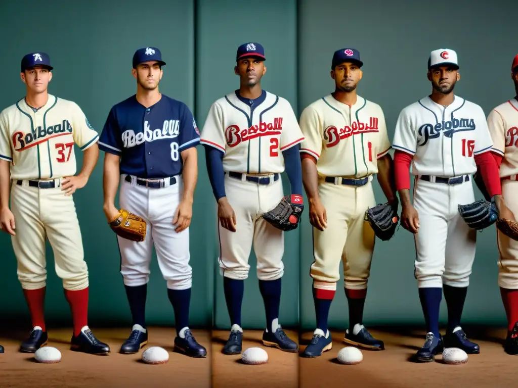 La evolución de los uniformes de béisbol a lo largo de la historia, desde simples diseños hasta modernos y elaborados