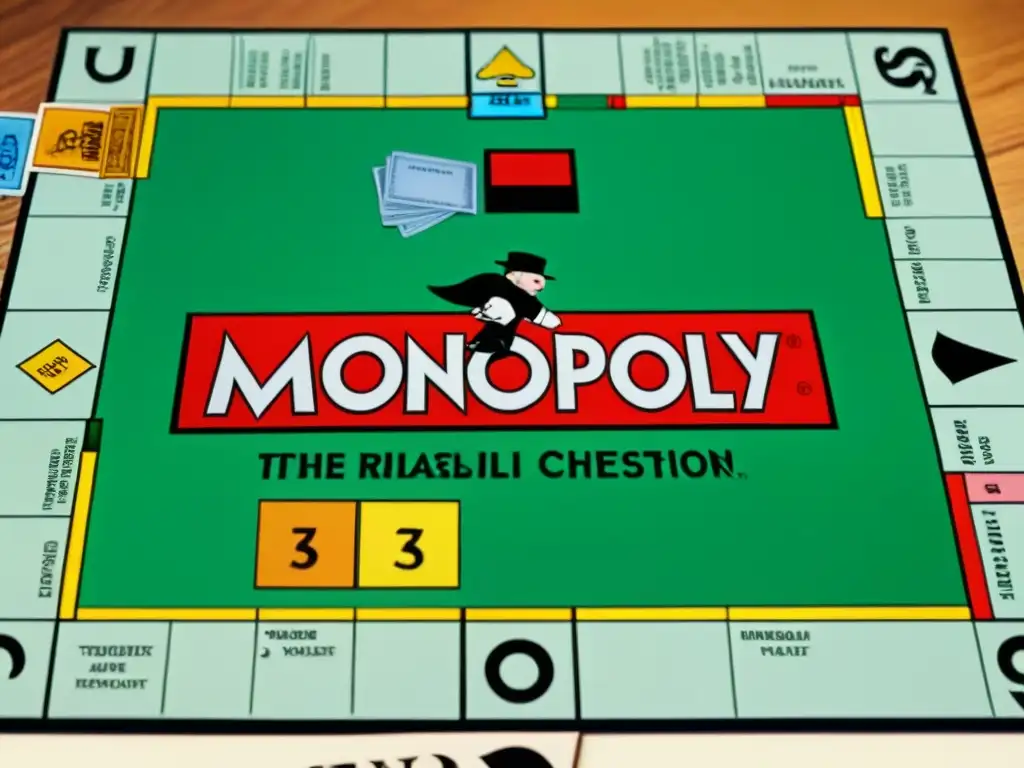 Un viaje nostálgico a través de las Lecciones de economía Monopoly historia en un detallado tablero vintage