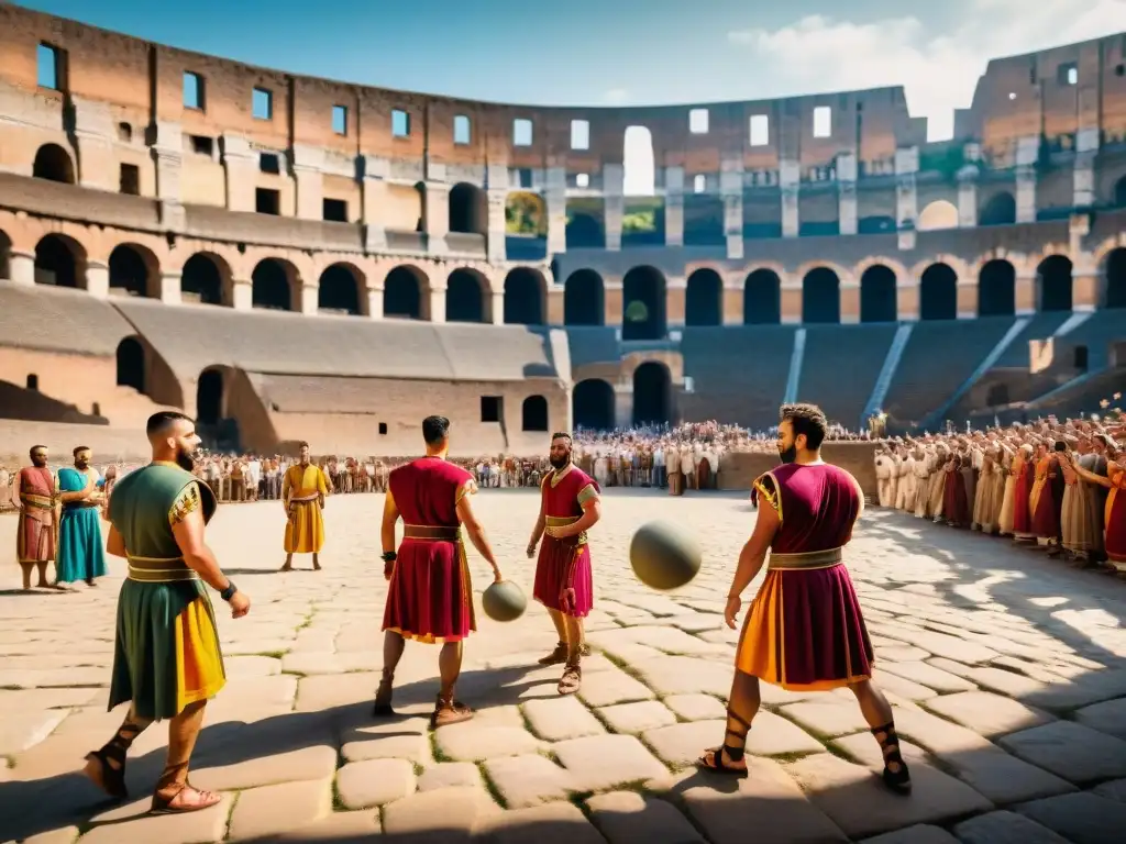 Un vibrante juego de 'pila' en el Coliseo romano