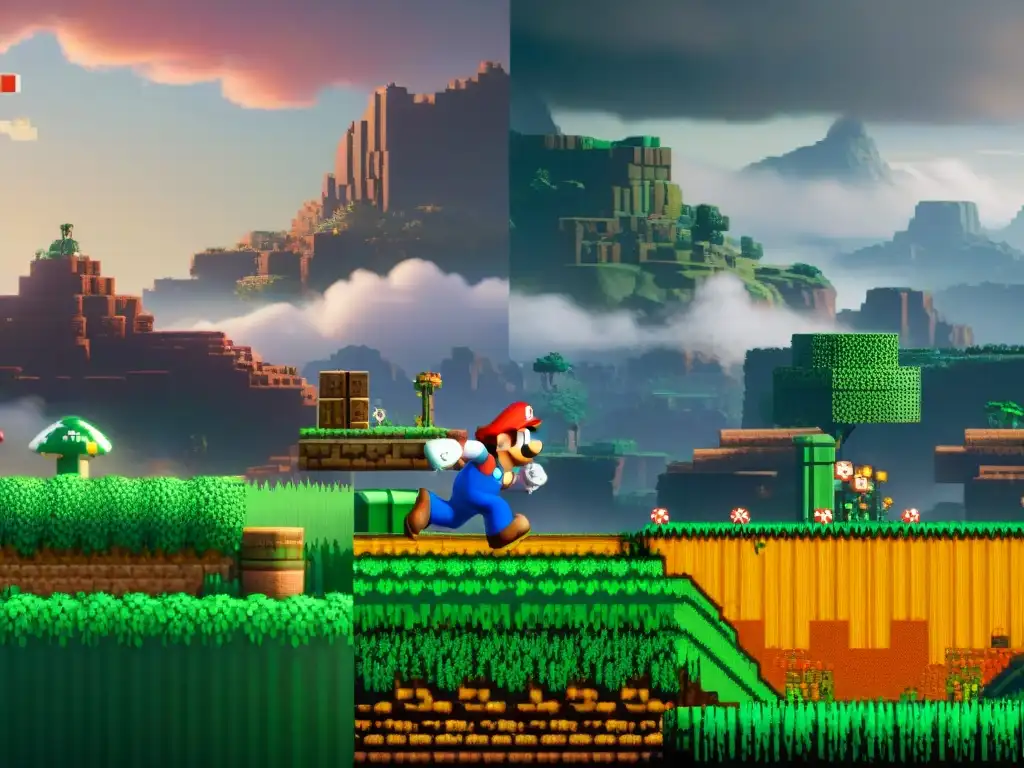 Comparación evolutiva gráfica de videojuegos: de 8bits a hiperrealismo en Super Mario y Red Dead Redemption 2