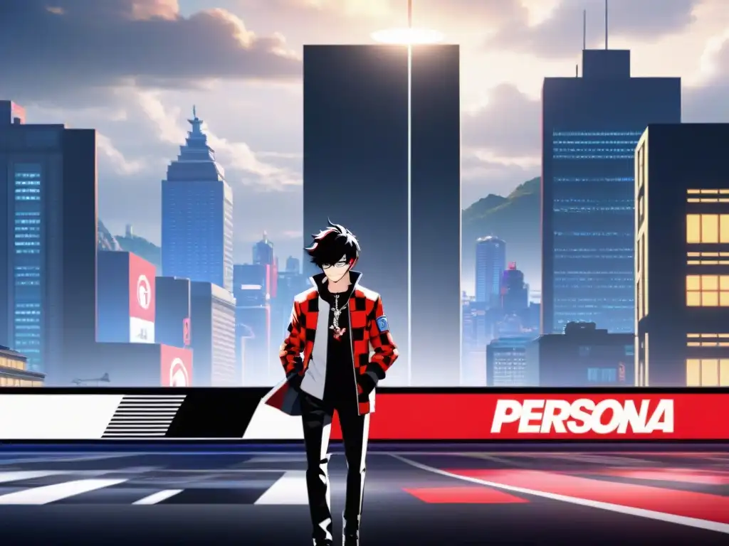 Comparación visual entre Persona y Persona 5, mostrando la evolución en detalle