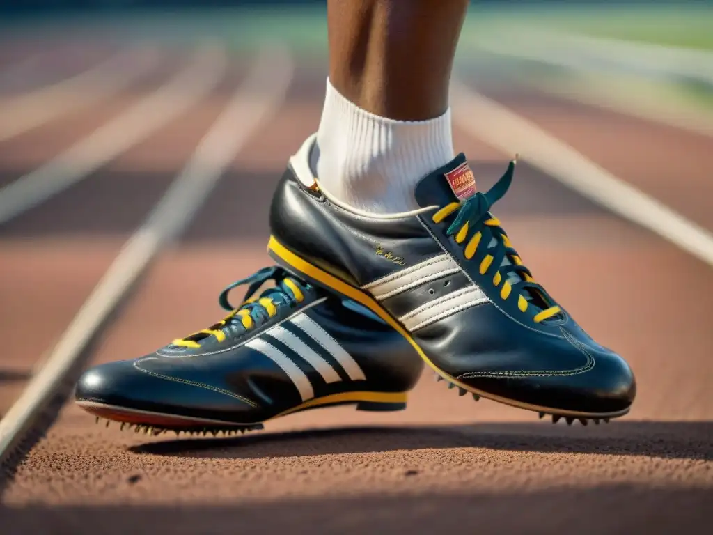 Zapatillas de cuero negro de Jesse Owens en los Juegos Olímpicos de Berlín de 1936